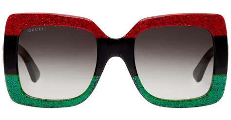 gucci blue and red|green and red gucci sunglasses.